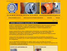 Tablet Screenshot of camarahiperbaricagalicia.com